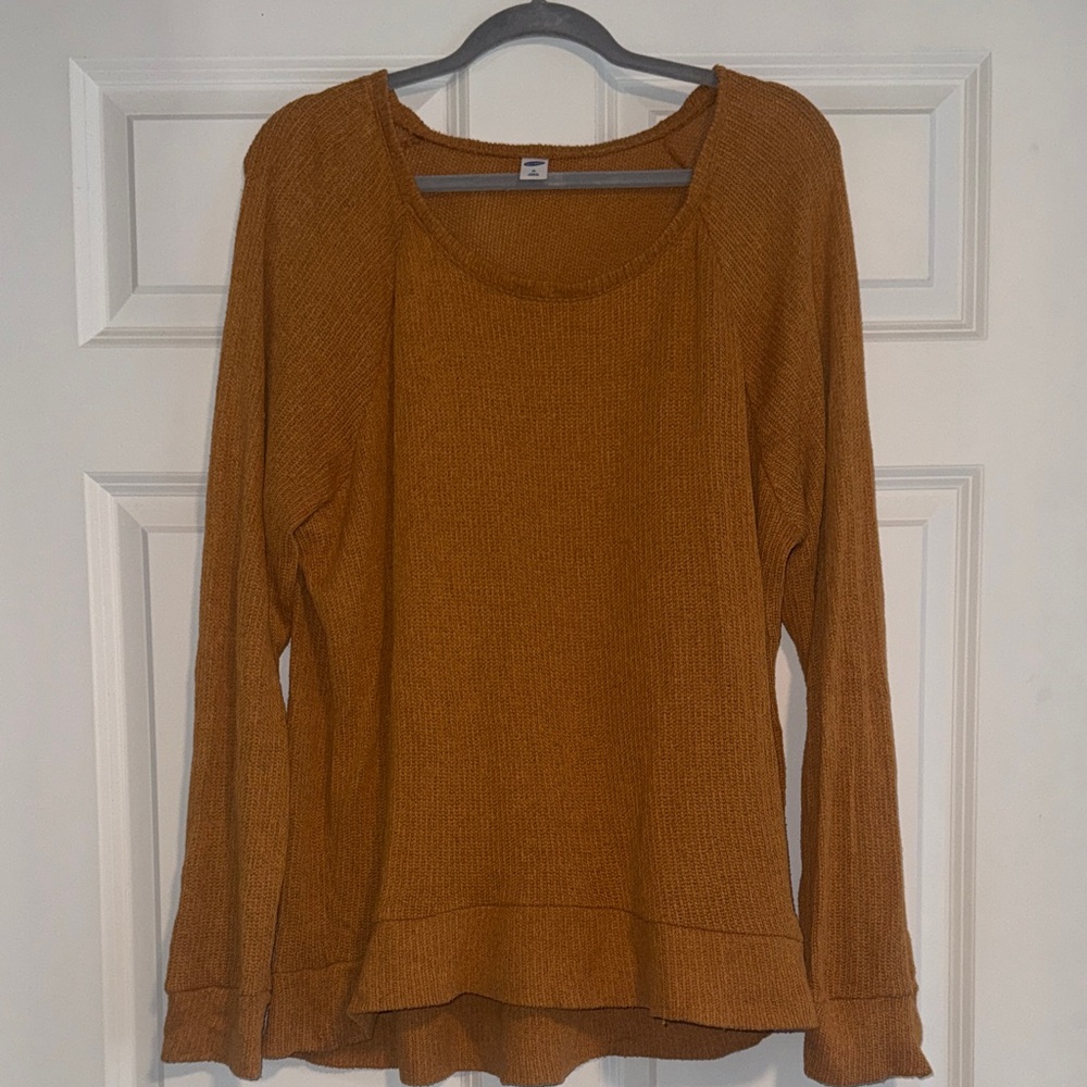 Old Navy Women's Crew Neck Sweater - Mustard